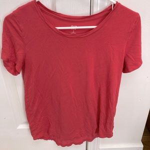 Gap Luxe Salmon Short Sleeve Tee